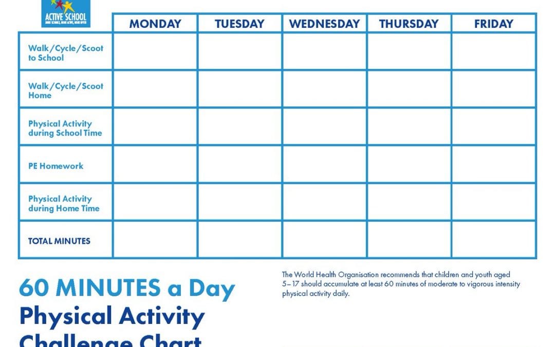 60 Minutes Physical Activity Challenge