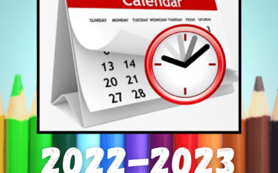 School Calendar 2022 – 2023